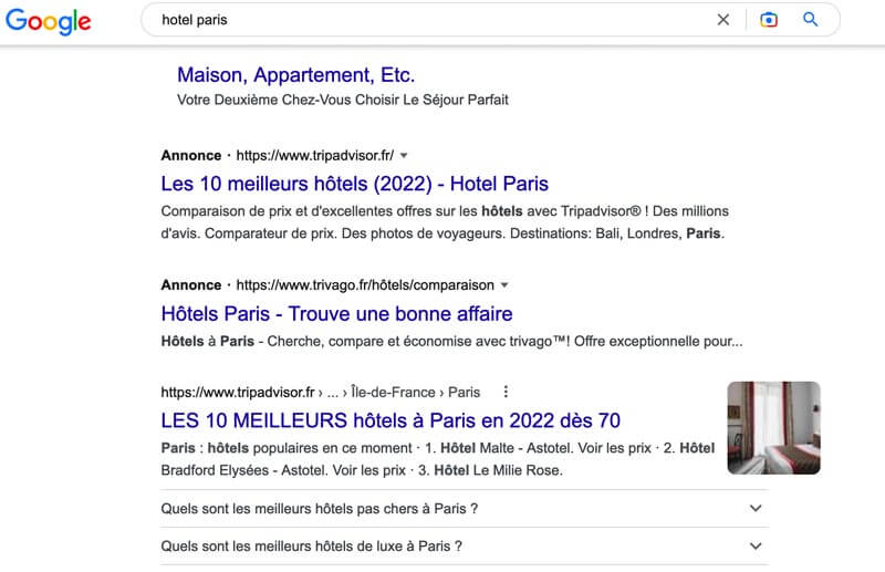 visibilité en SEA et SEO